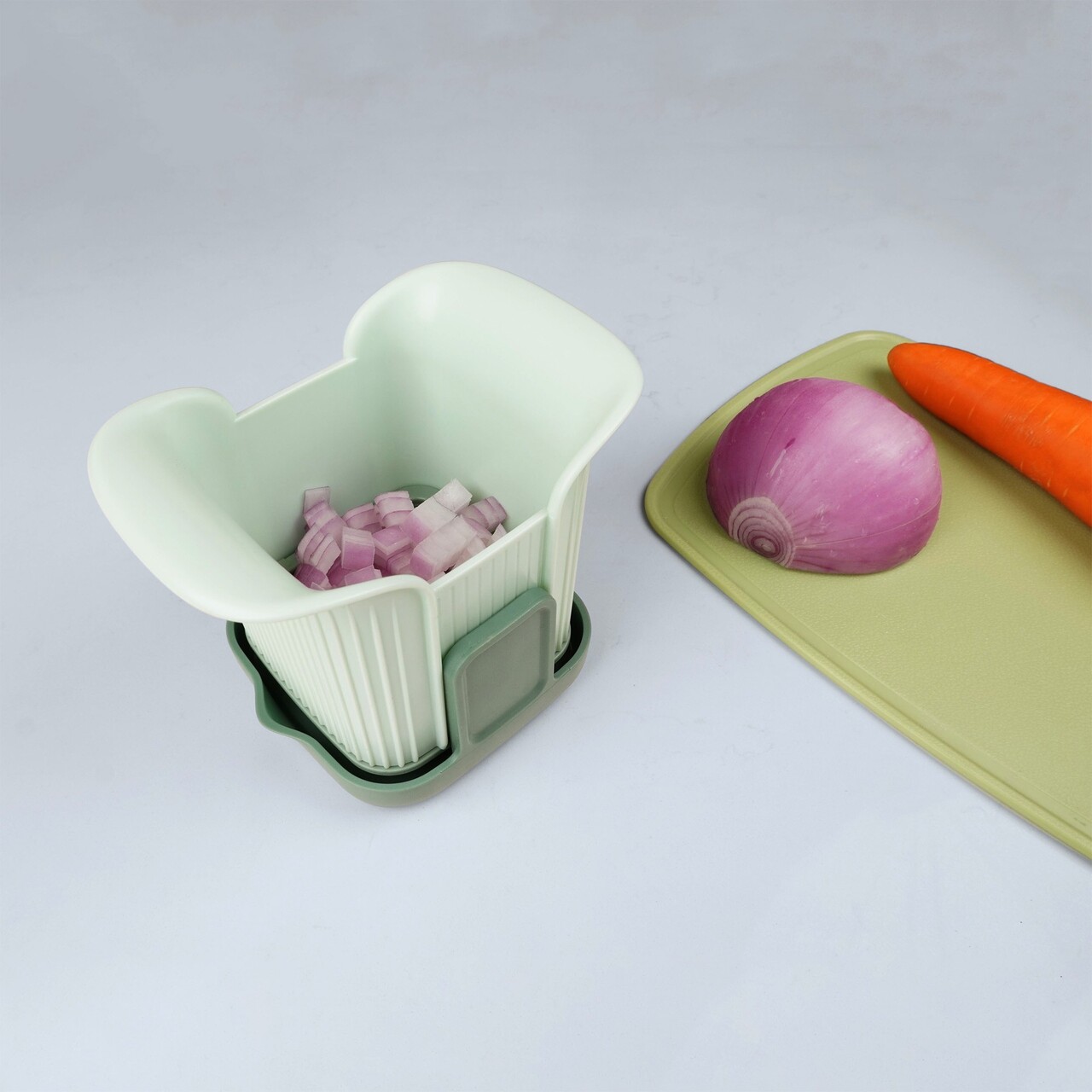 Dispozitiv pentru feliat cartofi, plastic - Zokura - imagine 3