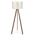 Lampadar, Insignio, 780SGN3436, 70% MDF/30% tesatura PVC, Maro / Ecru