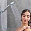 Cap de dus dublu cu rezervor gel de dus 3in1 Xawara, InnovaGoods, ergonomic, argintiu