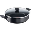Cratita cu capac, Tefal, Simply Clean, 28 cm Ø, aluminiu/sticla