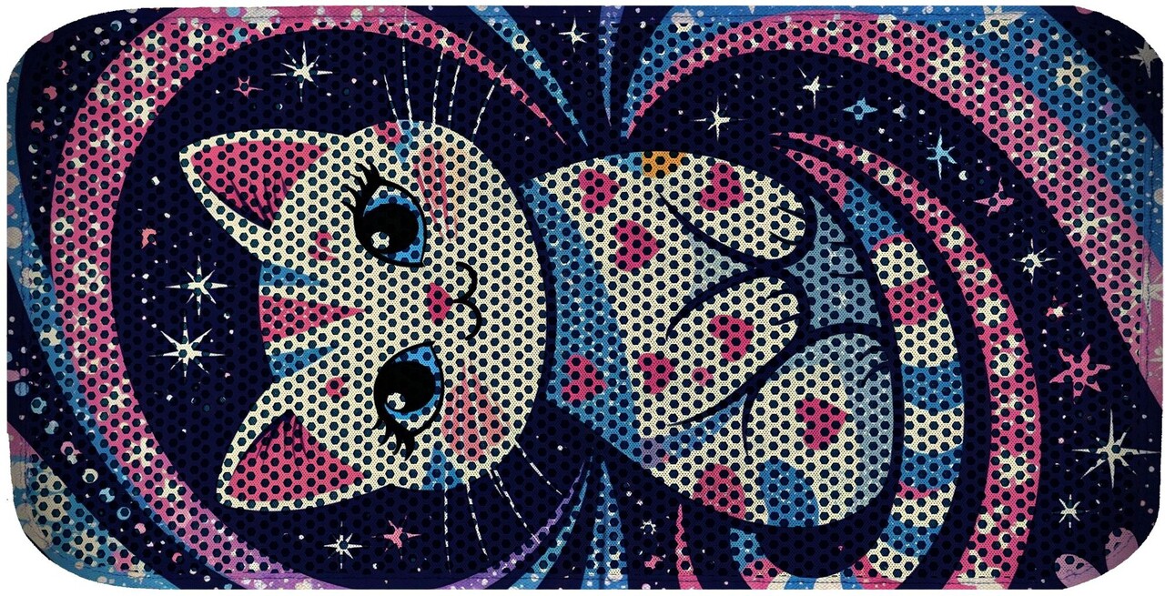 Covoras litiera pentru colectarea granulelor de nisip, Paws &amp; Whiskers, Cat Lıtter Mat 62, Multicolor - view 2