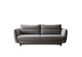 Canapea extensibila 4 locuri ELTAP, SO-SIL-05GO, Silva, 236x95x90 cm, lemn/poliester, gri inchis
