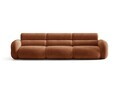 Canapea 4 locuri, Neo, Micadoni Home, 305x100x83 cm, tesatura Chenille, teracota