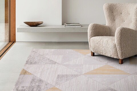 Covor, 45605 Milas, 80x150 cm, Acril, Galben