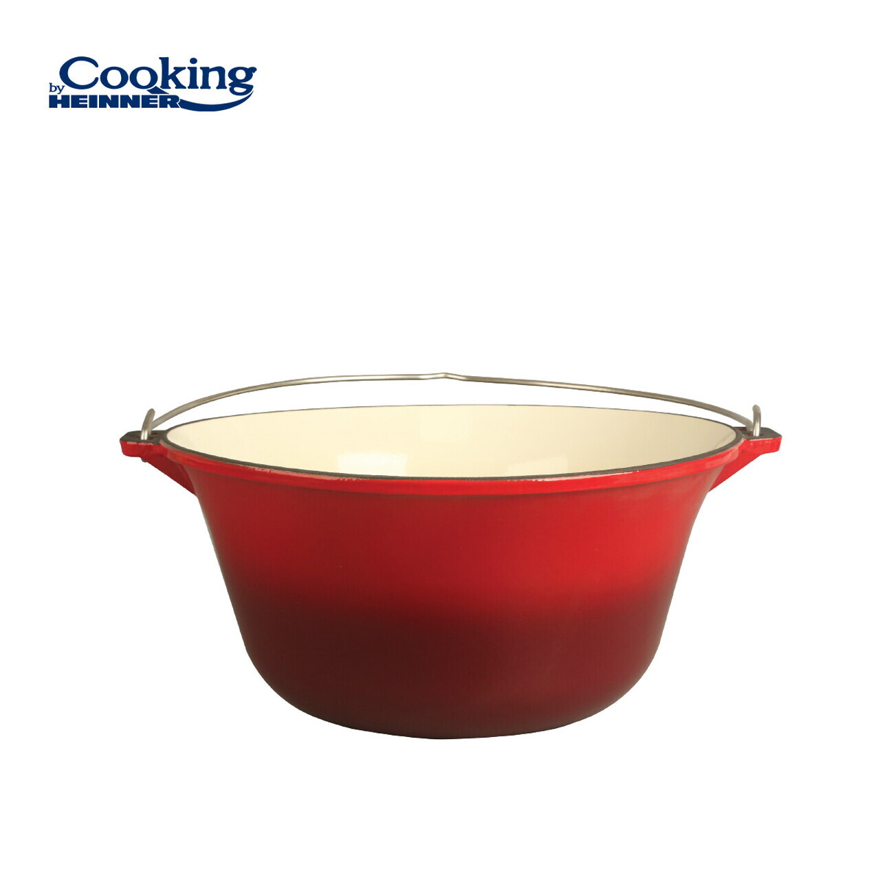 Ceaun Cooking by Heinner, 37x17.5 cm, 10 L, fonta emailata, rosu — imaginea 4