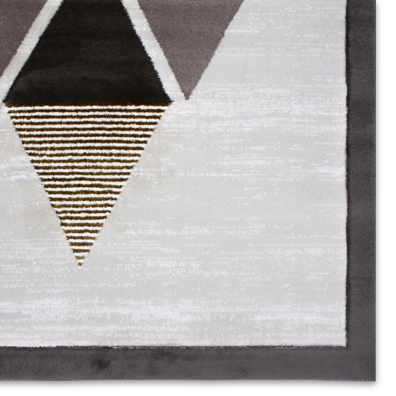 Covor, 2656A, 200x290 cm, Polipropilena, Alb / Auriu / Nurcă / Gri - 2 | YEO