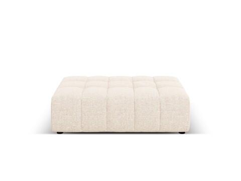 Taburet, Jennifer-140, Micadoni Home, 102x80x40 cm, tesatura chenille din poliester, bej deschis