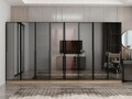 Dulap pentru haine, Hanah Home, Nisa, 360x210x52 cm, Dore