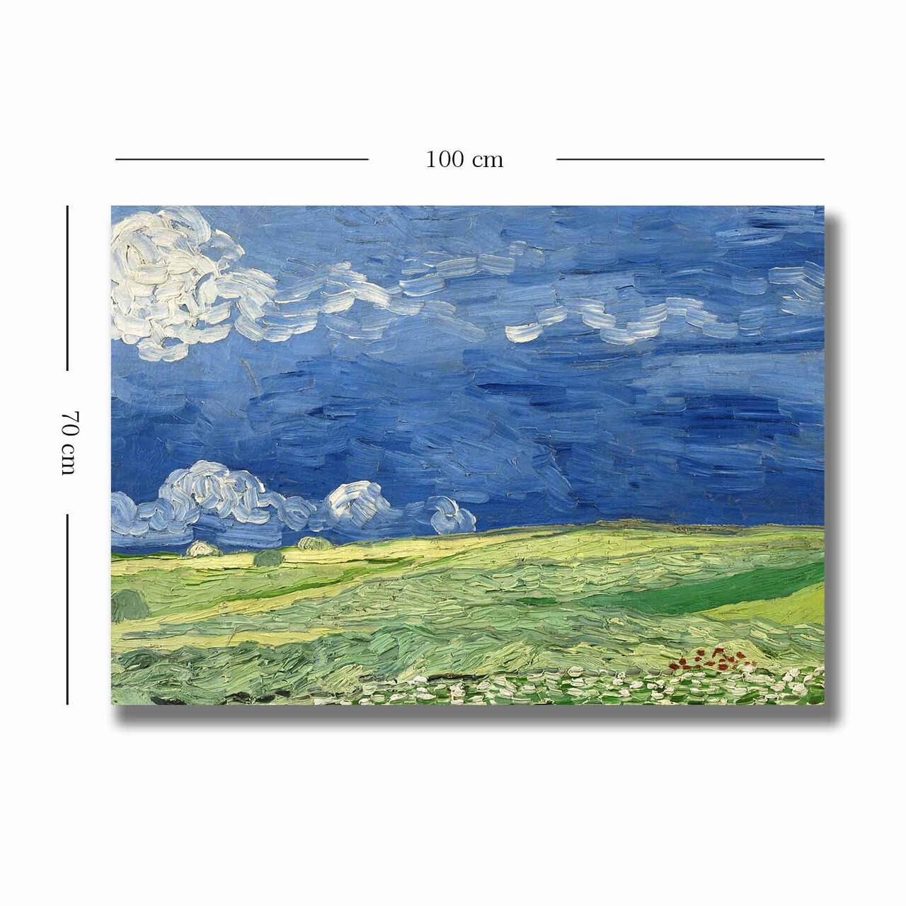 Tablou decorativ, 70100VANGOGH011, Canvas, Lemn, Multicolor - 2 | YEO