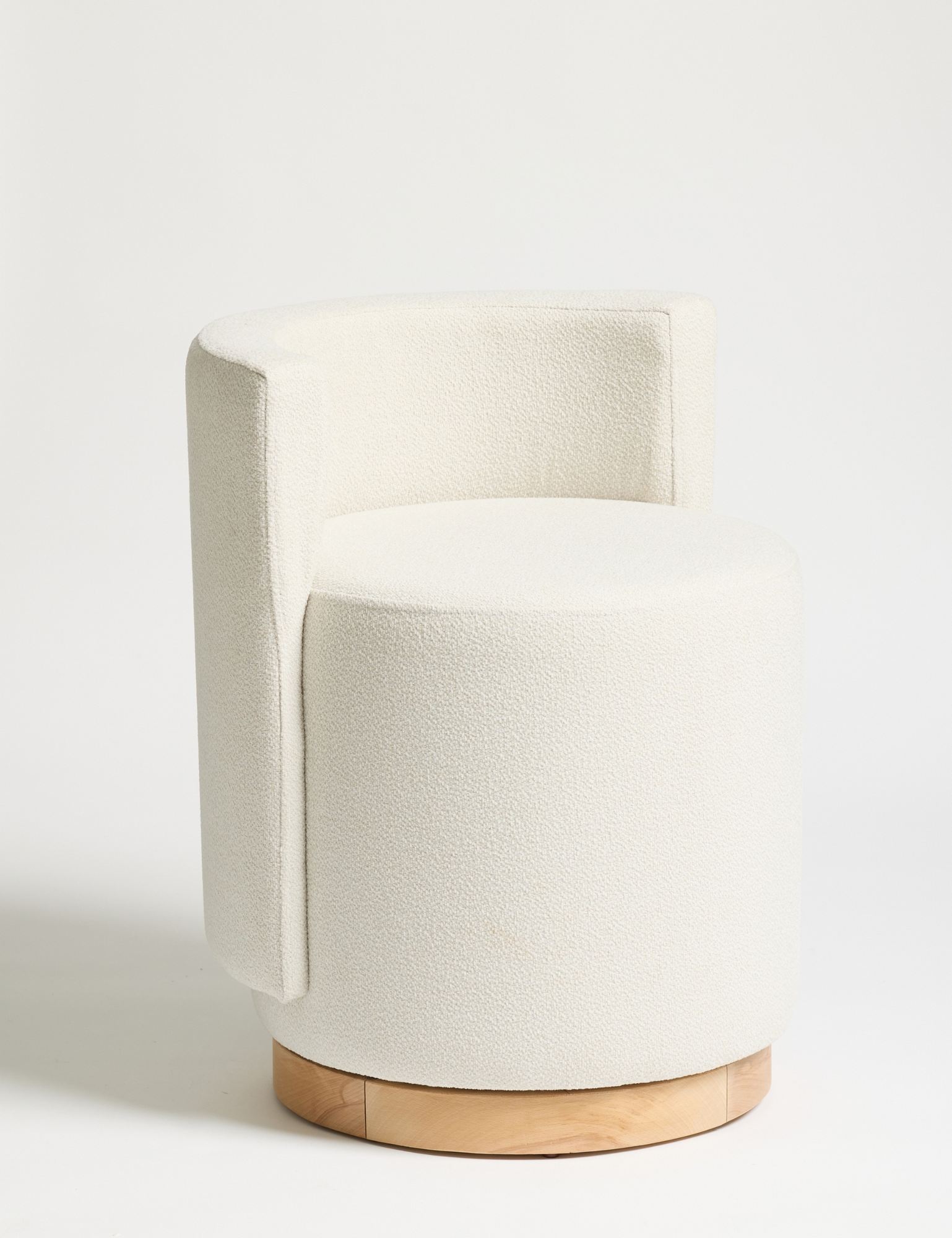 Bancheta, Atelier del Sofa, 370CTF1106, Lemn de fag, Crem