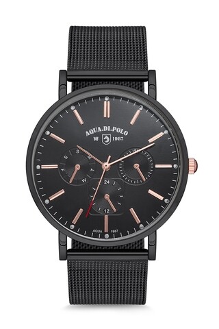 Ceas de mana barbatesc a6322, aqua di polo, metal, argintiu