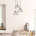 Lustra, Fulgor, 942FLG1181, Metal, Negru/Maro antic