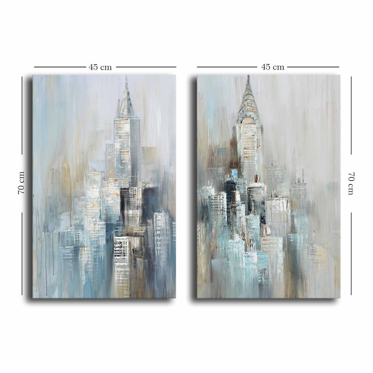 Set 2 tablouri decorative, 2p4570softc-001, Lemn, Multicolor - view 4