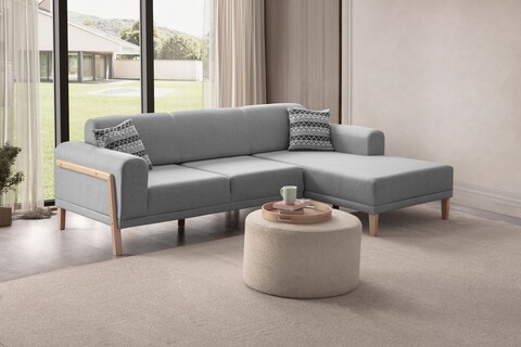 Coltar, Atelier del Sofa, 752EST1350, Frame: 70% HORNBEAM/30% MELAMINE COATED CHIPBOARD, Gri