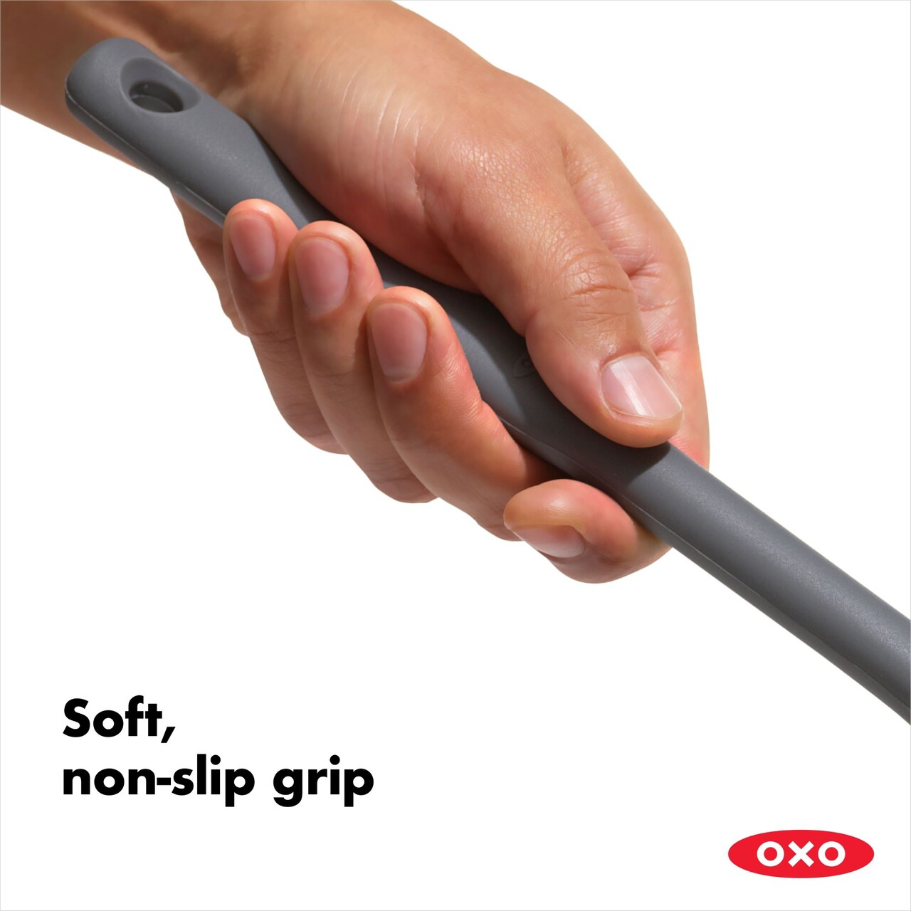 Polonic silicon, 34,3 cm, "Good Grips", Negru - OXO - imagine 8