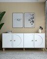 Consola, Olivia, Inci KB150 Bohem, Stejar Safir / Alb