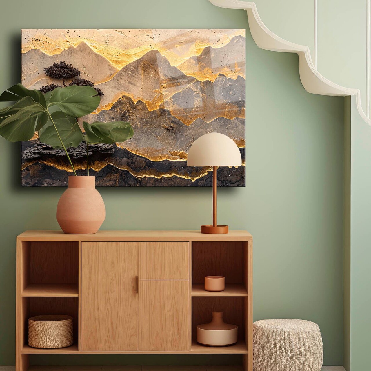 Tablou decorativ, Camtbl-078, Dimensiune: 40 x 60 cm, Multicolor - view 2