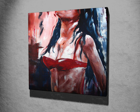 Tablou decorativ, kc314, canvas, lemn, multicolor