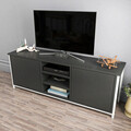Comoda TV, Retricy, Otis, 140x35.3x50.8 cm, PAL, Alb / Antracit