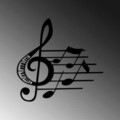 Decoratiune de perete, Fast Music, Metal, Dimensiune: 70 x 66 cm, Negru