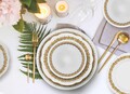 Serviciu de masa, 24 piese, DNR0008, Mia, ceramica, multicolor