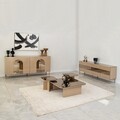Consola, Neostill, Rome, 180x80x40 cm, MDF , Bronz / Aur