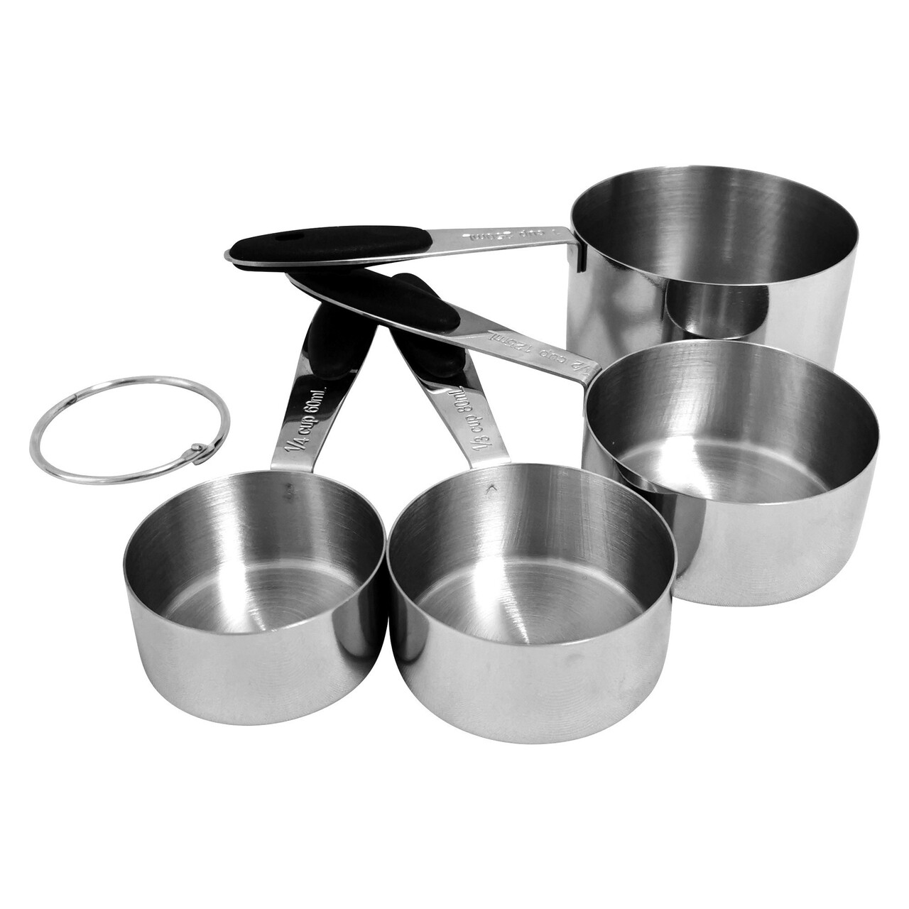 Set 4 cupe masurare ingrediente, inox - Zokura - imagine 7