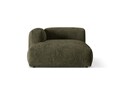 Sezlong modular living stanga 1 loc, Martina-212, Micadoni Home, 176x123x75 cm, velur, verde muschi