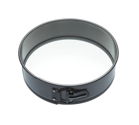 Forma tort cu baza din sticla, Kitchen Craft, 25 cm, otel carbon