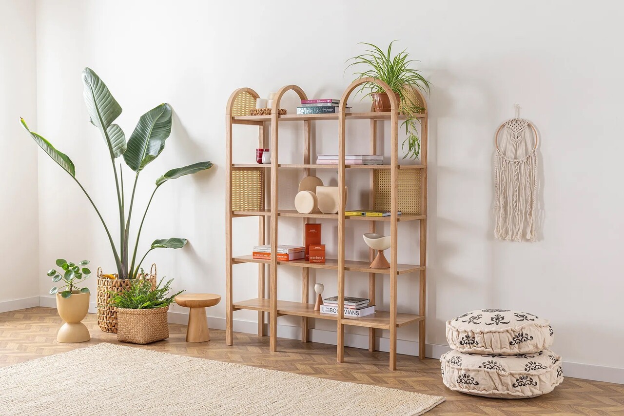 Corp biblioteca, Howard, Nala 120, 120x160x36 cm, PAL, Natural - 1 | YEO