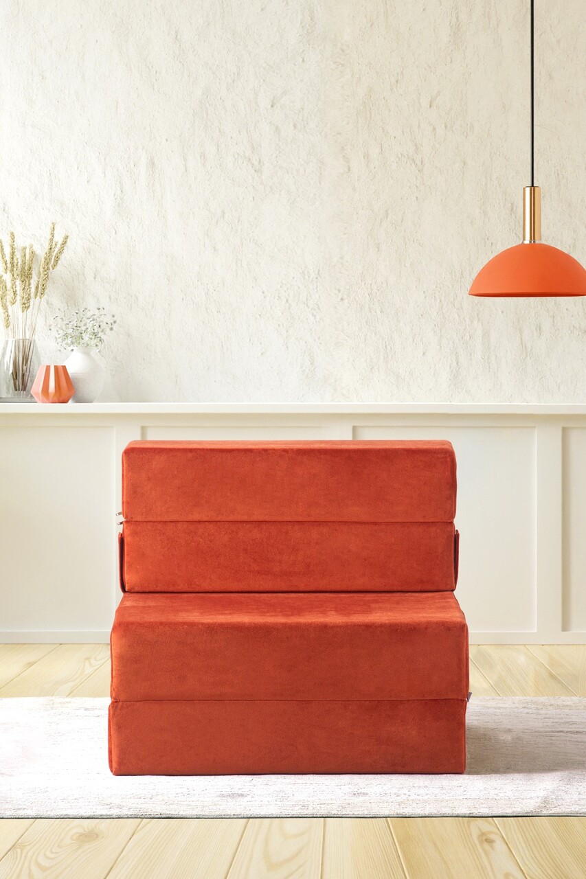 Fotoliu extensibil, Atelier del Sofa, 363SLD1134, Textil, Portocaliu - view 5