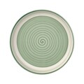 Platou pentru servire, Villeroy & Boch, Clever Cooking, Ø 26 cm, portelan premium, pictat manual, verde