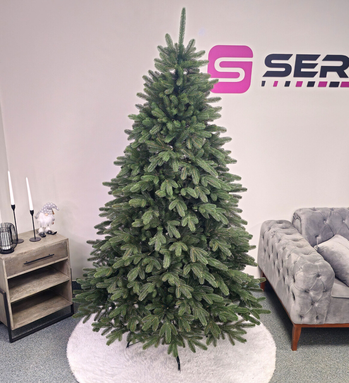 Brad artificial Christmas Deluxe by Sersimo, Laponia Select, integral 3D, 210cm — imaginea 9