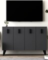 Consola, Hanah Home, 8180KM-64, 120x75x29.6 cm, PAL , Antracit