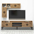 Comoda TV, Hommy Craft, Samba, 180x52x35 cm, Maro