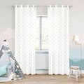 Draperie Hearts Bialy, Fashion Goods, 140x250, poliester, alb