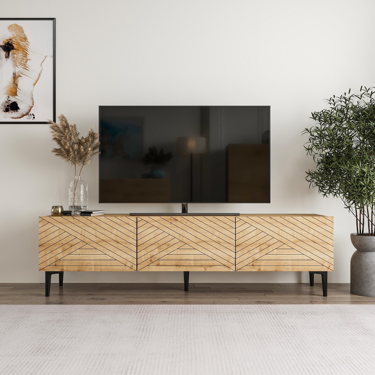 Comoda TV, Odessa, Felix, 160x44.1x31.4 cm, Maro