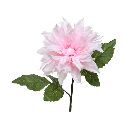 Floare artificiala Dhalia, Decoris, 18x70 cm, roz