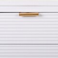 Noptiera White Gold, Creaciones Meng, 39.5x36x70.5 cm, MDF