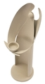 Suport lumanare Dune Angel, Mauro Ferretti, 13x11.5x37.5 cm, fier, crem