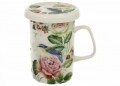 Cana cu infuzor Luna, Duo, 320 ml, portelan, multicolor
