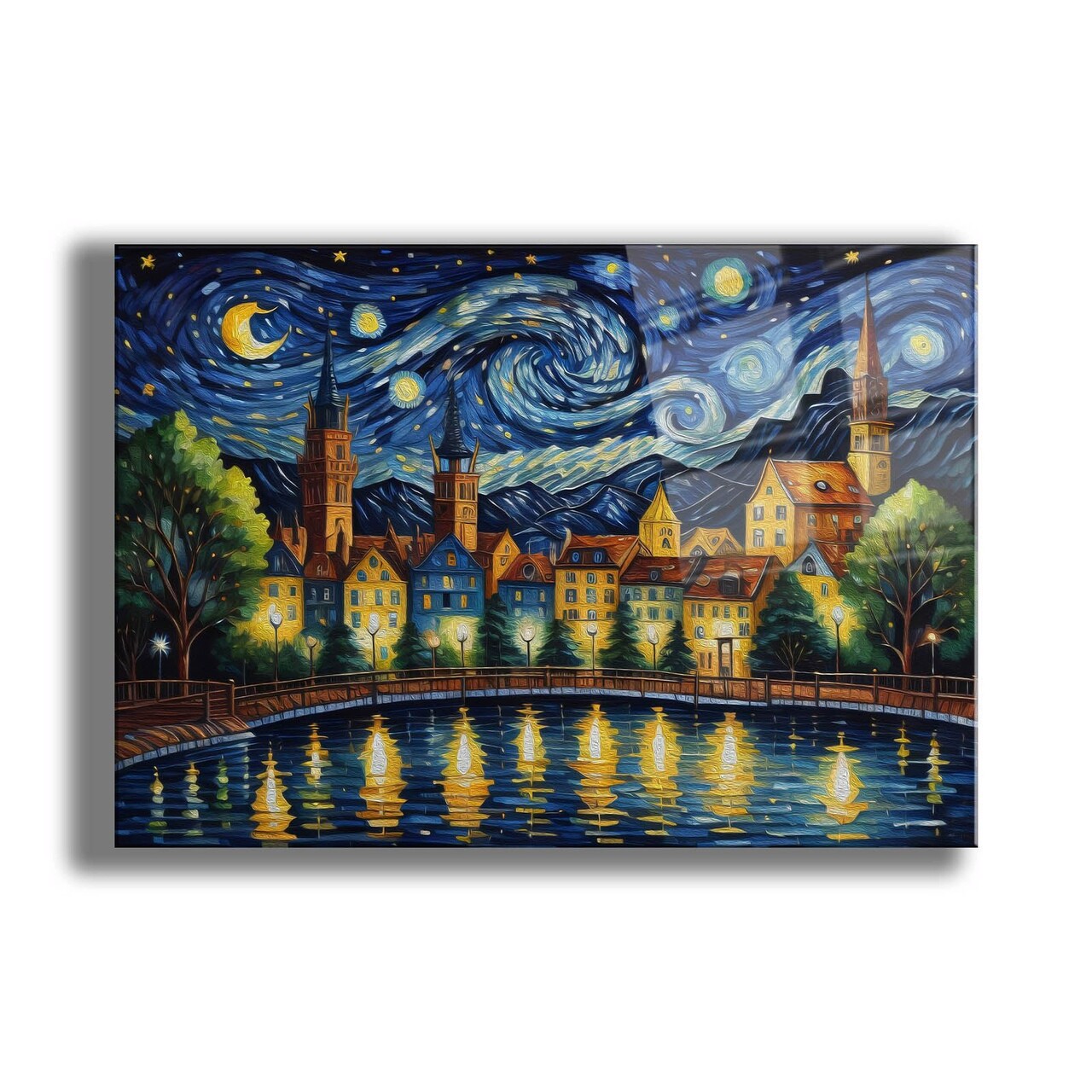 Tablou decorativ, Camtbl-041, Dimensiune: 60 x 90 cm, Multicolor - view 5