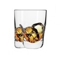 Set 6 pahare whisky, Krosno Mixology, sticla, 250 ml