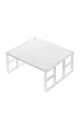 Organizator pentru bucatarie 8100, Fremont, 27.5x31.5x15 cm, metal/plastic, alb
