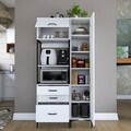 Dulap multifunctional, Rani, JE143, Alb