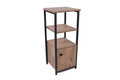 Corp biblioteca, Puqa Design, Stil, 35.5x81.9x35.5 cm, PAL, Maro