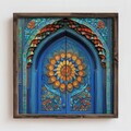 Tablou decorativ, DOS084-50, MDF, Lemn masiv, Multicolor