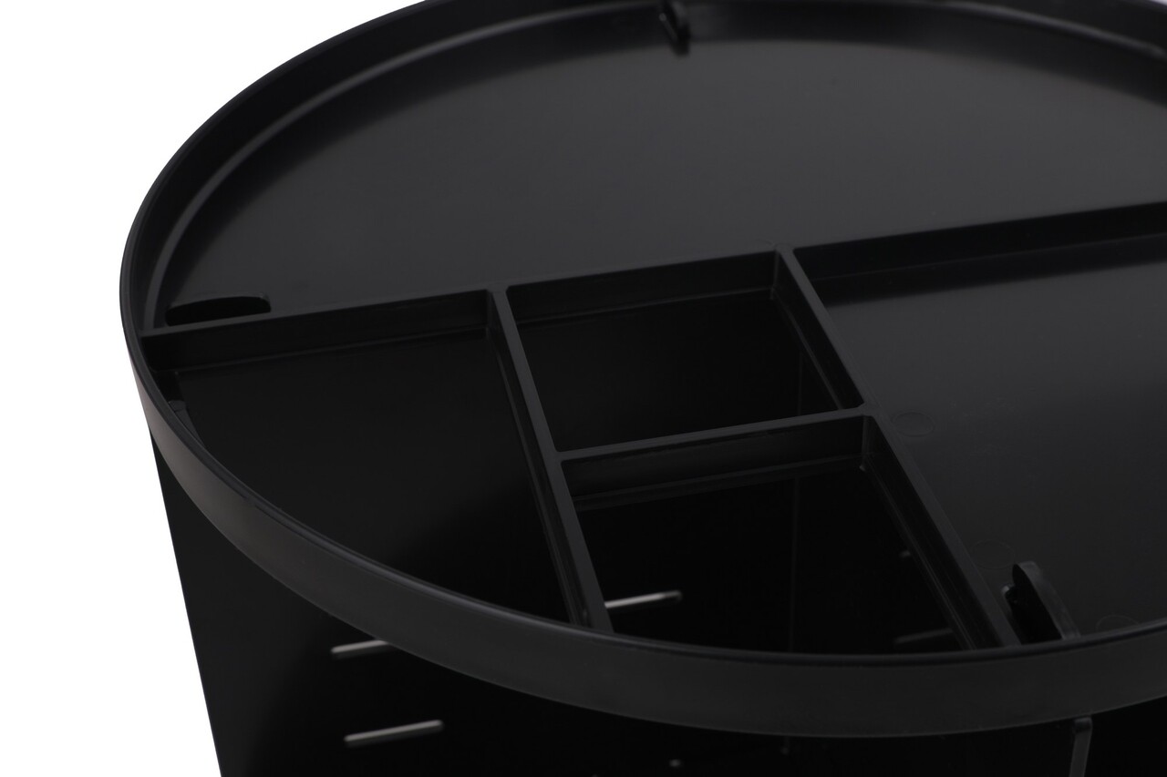 Organizator de machiaj, Hermia, 964FRM2117, Negru - imagine 5