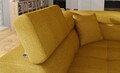 Coltar extensibil stanga 4 locuri, ELTAP, Anton, 272x203x85 cm, lemn/poliester, mustar/negru