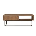 Masuta de cafea Dale, Sapphire, 120x60x43 cm, maro/negru